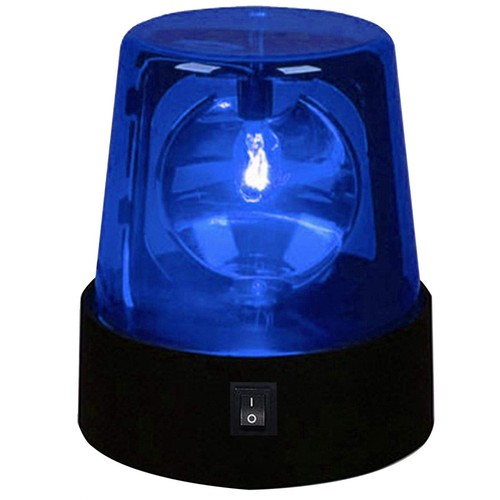 3inch rotating blue led police - led,