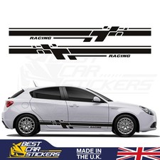 For Alfa Romeo Side Racing Stripes Decals Stickers Car Graphics Vinyl