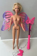 Vintage Barbie Flying Butterfly Doll 2000 No Dress