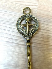 Vintage Peerage England Brass 19.5” Toasting Fork 1951 Festival of Britain