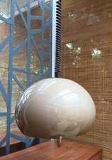 Vintage 70s Pandant Rise and Fall Ceiling Light by Harvey Guzzini Mushroom