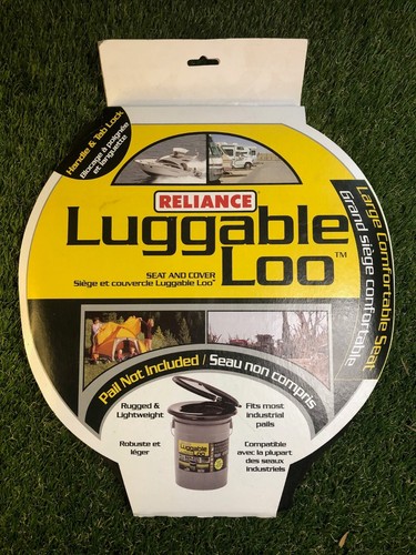 Reliance luggable loo seat and - reliance,