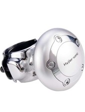 Vehicle Silver Steering Wheel Large Spinner Knob Plastic Power Handle