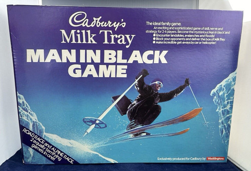 Cadbury milk tray man in - milk,