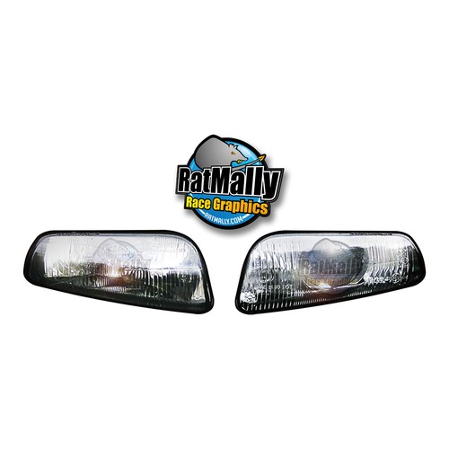 Wsb style headlight stickers - style,