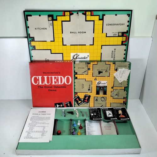Cluedo 1965 waddingtons - cluedo,