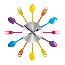 Multi-Coloured Cutlery Wall