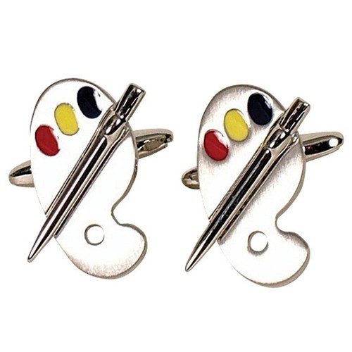 225 artist pallet cufflink - 225,
