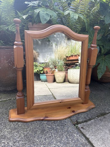 Vintage pine dressing table - vintage,