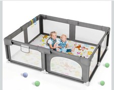 Baby Playpen Extra-large Play Yard for Infants & Toddlers