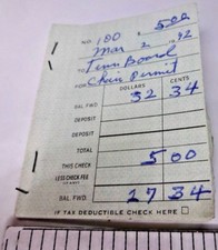 Vintage Banking Ephemera 1972
