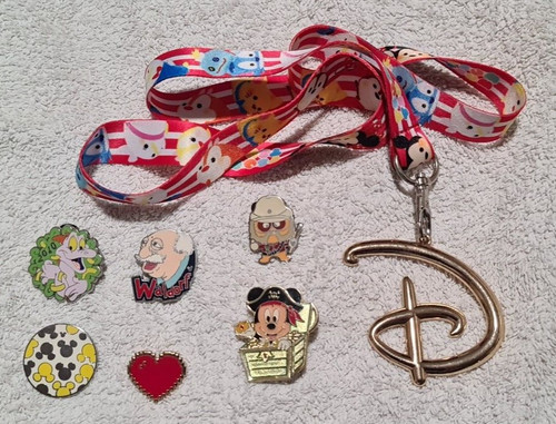 Disney lanyard big d - disney,
