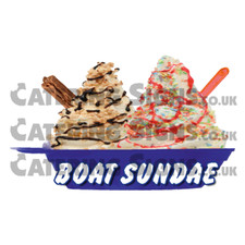 Boat Sundae Whippy Ice Cream
