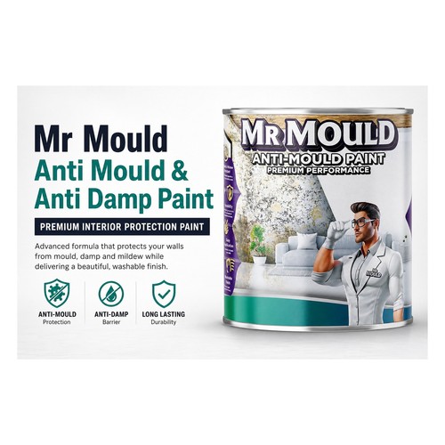 Anti mould wall paint brick - anti,