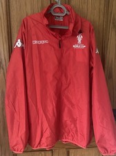 England World Cup Rugby League Waterproof Jacket By Kappa. Size XL