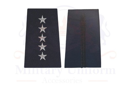 Navy blue shoulder epaulettes - navy,