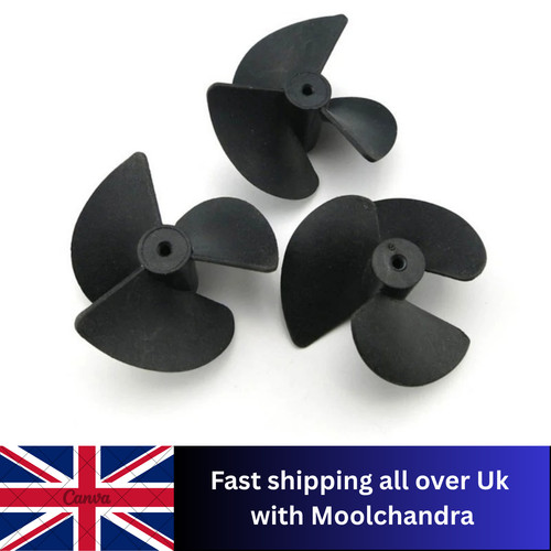 2mm shaft blades propellers - 3-blades,