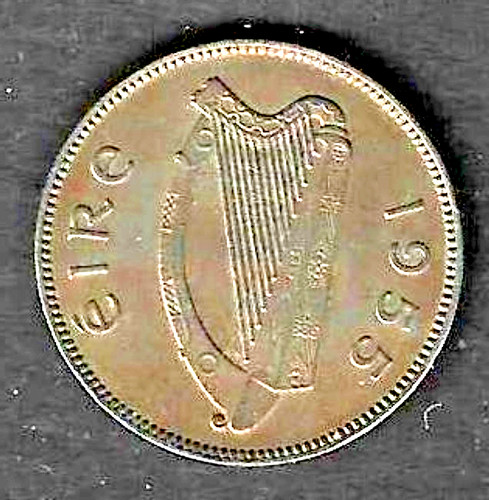 Irish siix pence 1935 super - irish,