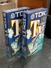 New tdk blank vhs tapes - tdk, x
