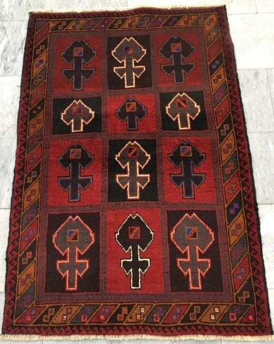 3x4 handwoven afghan tribal - ft,
