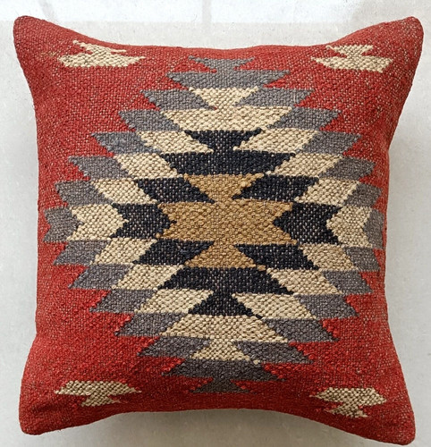 Handmade jute throw kilim - handmade,