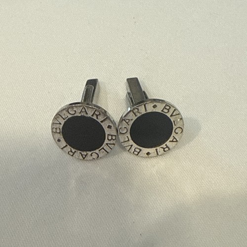Bvlgari cufflinks silver - cufflinks,