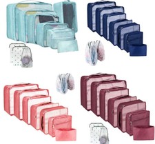 10Pcs Travel Packing Cubes