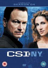 CSI New York: Complete Season 4 DVD (2010) Gary Sinise cert 15 6 discs