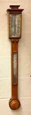 Antique Oak Stick Barometer by LOFTUS LONDON : Working Order