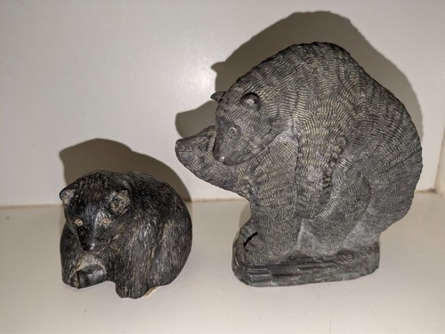 Two wolf original - x, sculptures