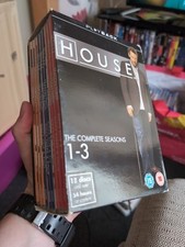 House DVD - Seasons 1 To 3 - 18 Disc Box Set 54 Hours Of Content VGC