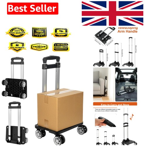 Folding hand truck - hand, 75kg