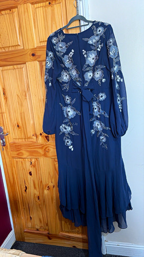 Fatface navy chiffon - navy,