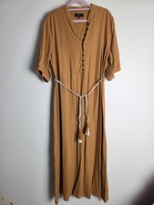 NEXT Ladies Brown Linen Blend