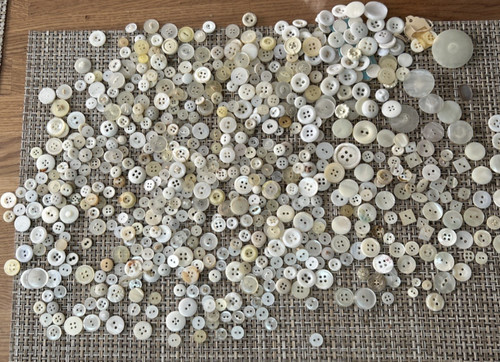 Job lot mother pearl - mother, white