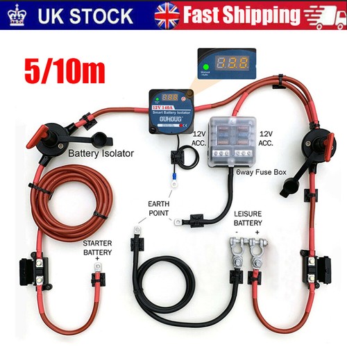 10mtr split charge full kit - 5/10mtr,