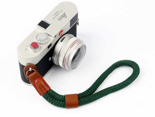 Green nylon rope camera hand - nylon,