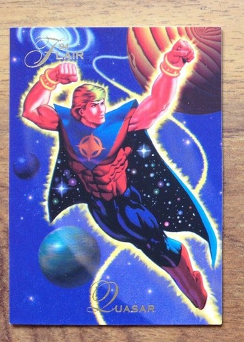 1994 marvel flair - marvel, quasar