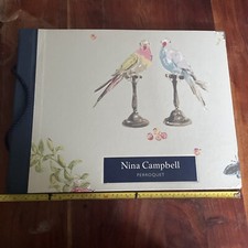 Nina Campbell Wallpaper Sample Book Perroquet Art/Craft/Framing/Upcycling