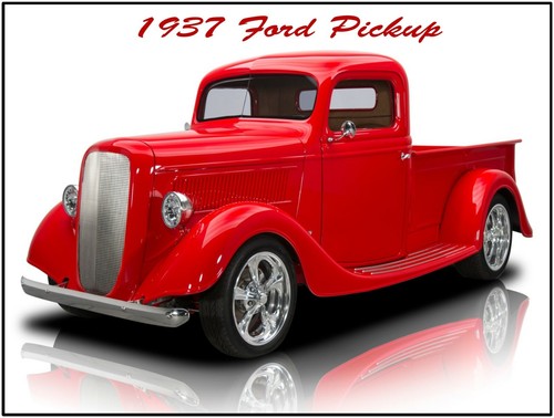 1937 ford pickup truck hot - pickup,