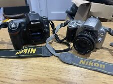 Nikon D80 10.2MP D40 6.1 MP Digital SLR Camera Black & Lens E 35mm 1:2.5 1834280