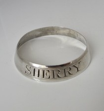 George III silver decanter