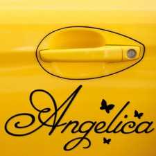 2x Personalised Name Car