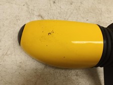 2003 FIAT SEICENTO HATCHBACK YELLOW NS PASSENGER Left WING MIRROR 0 155118