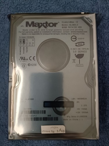 Maxtor diamondmax 80gb ide - 80gb,