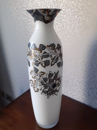 Goebel orchid glass vase - goebel,
