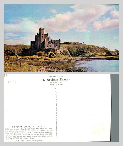 Vintage postcard dunvegan - vintage,