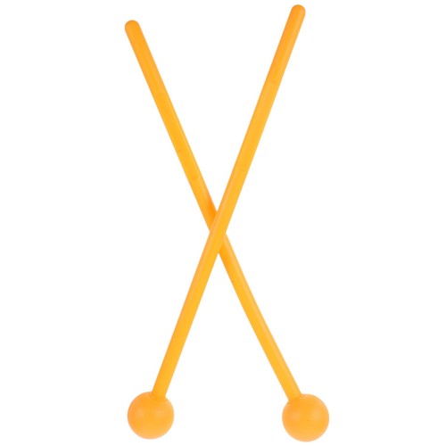 2pcs orange plastic - orange, drumsticks