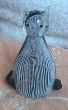 Vintage Murano Style Cat Glass