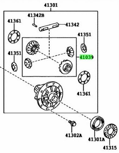 Oem sgear kit differential - oem, kit,